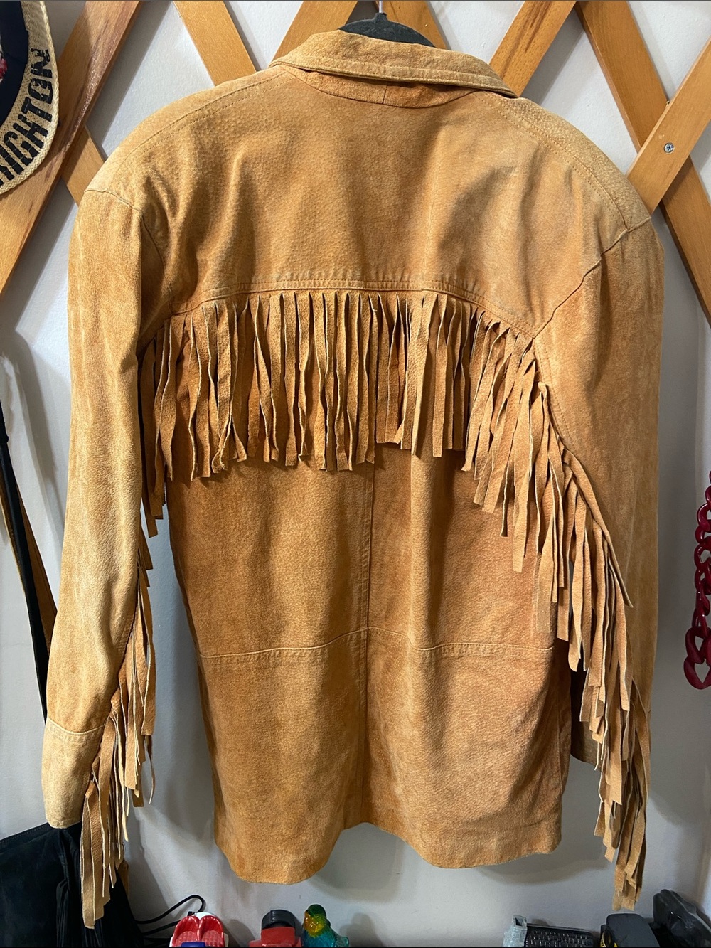 Vintage 80’s Fringed Leather Jacket